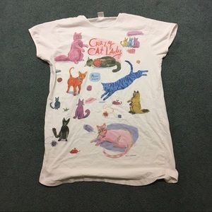 Crazy Cat Lady night shirt